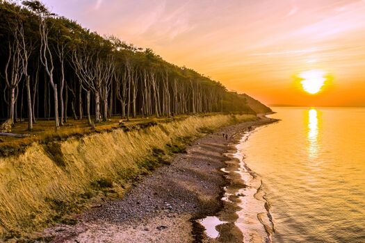 Sonnenuntergang am Gespensterwald