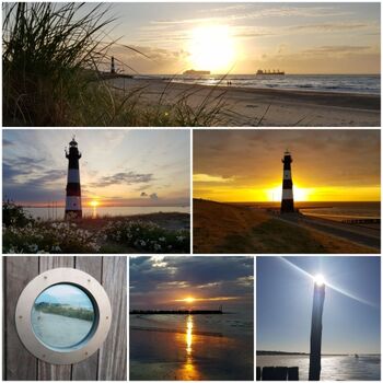 Sonnenaufgänge und Sonnenuntergänge am Leuchtturm 