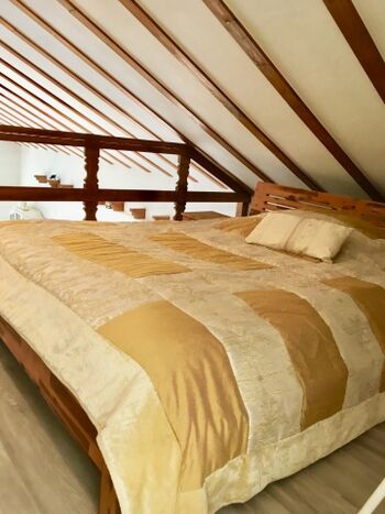 Schlafplätze auf der offenen Galerie