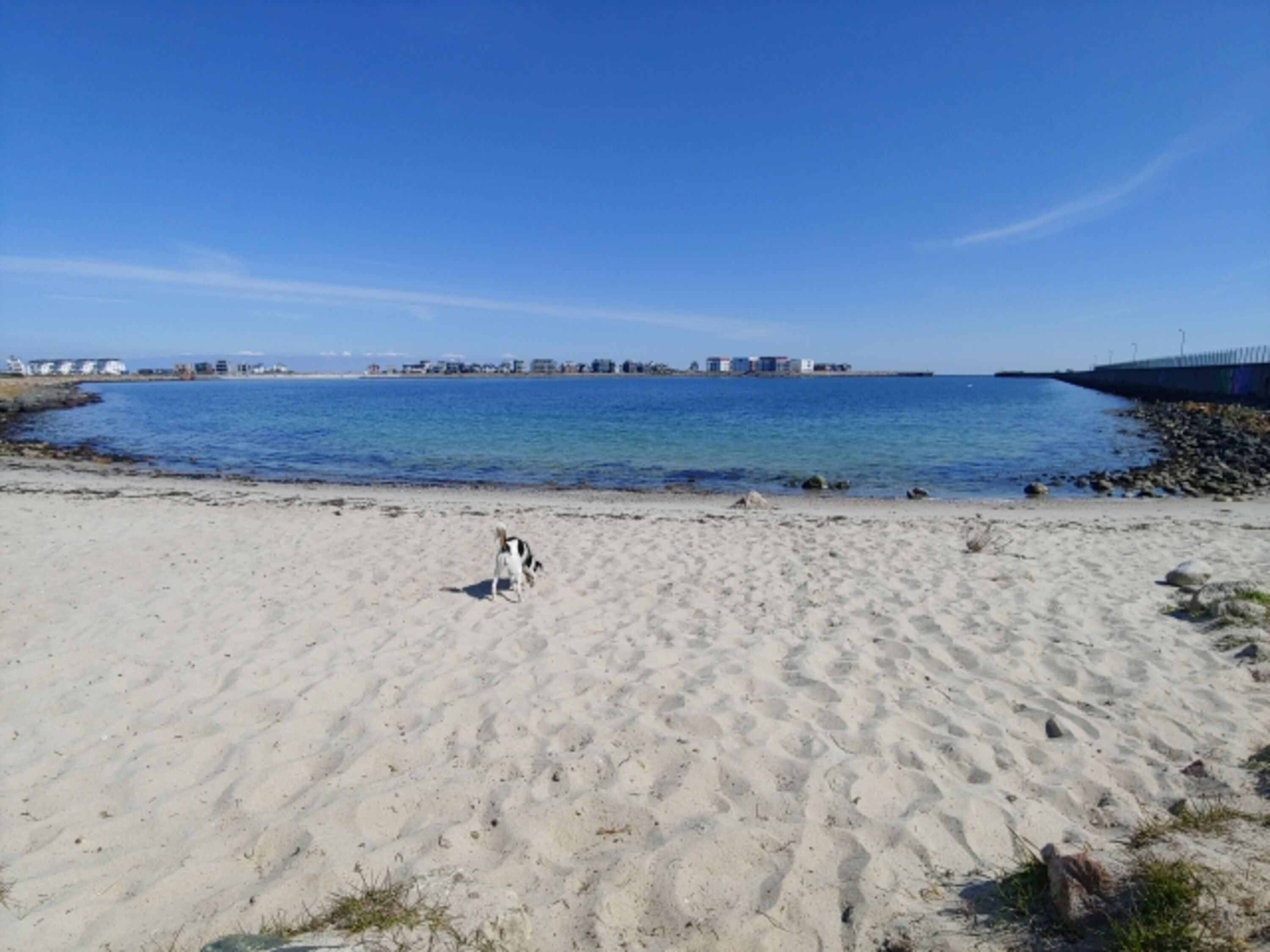 Weidefelder Strand in der Nebensaison