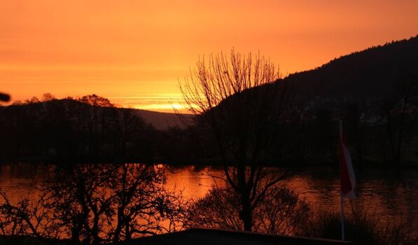 Sonnenuntergang am Main