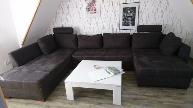 Wohnzimmer mit Schlafcouch