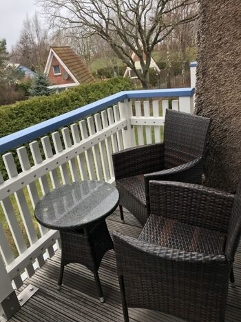 Balkon mit Südwest-Ausrichtung für sonnige Stunden