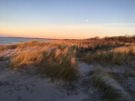 Dünen im Sonnenaufgang