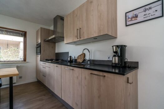 Die offene Küche mit allem Komfort