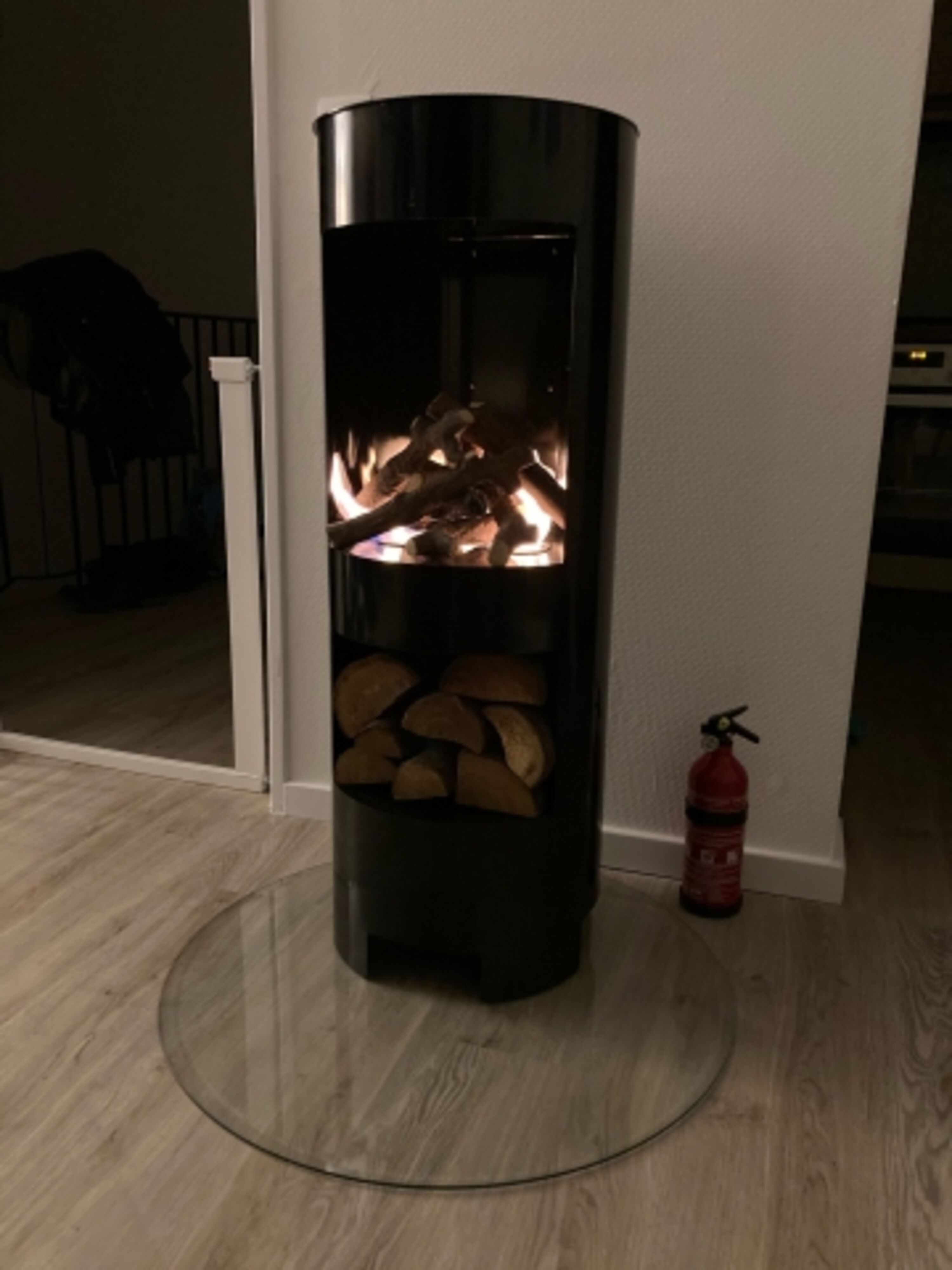 der Kamin für gemütliche Stunden auch zur kälteren Jahreszeit