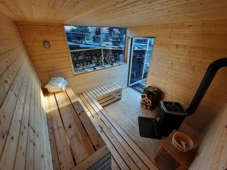 Sauna Innenansicht