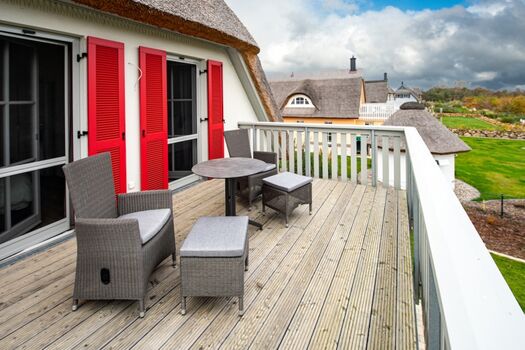 Dachterrasse mit Sitzmöbeln