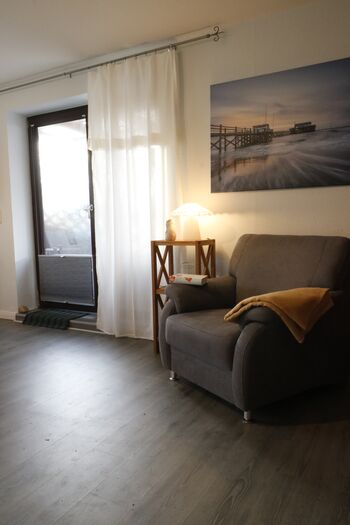 Leseecke im Wohnzimmer