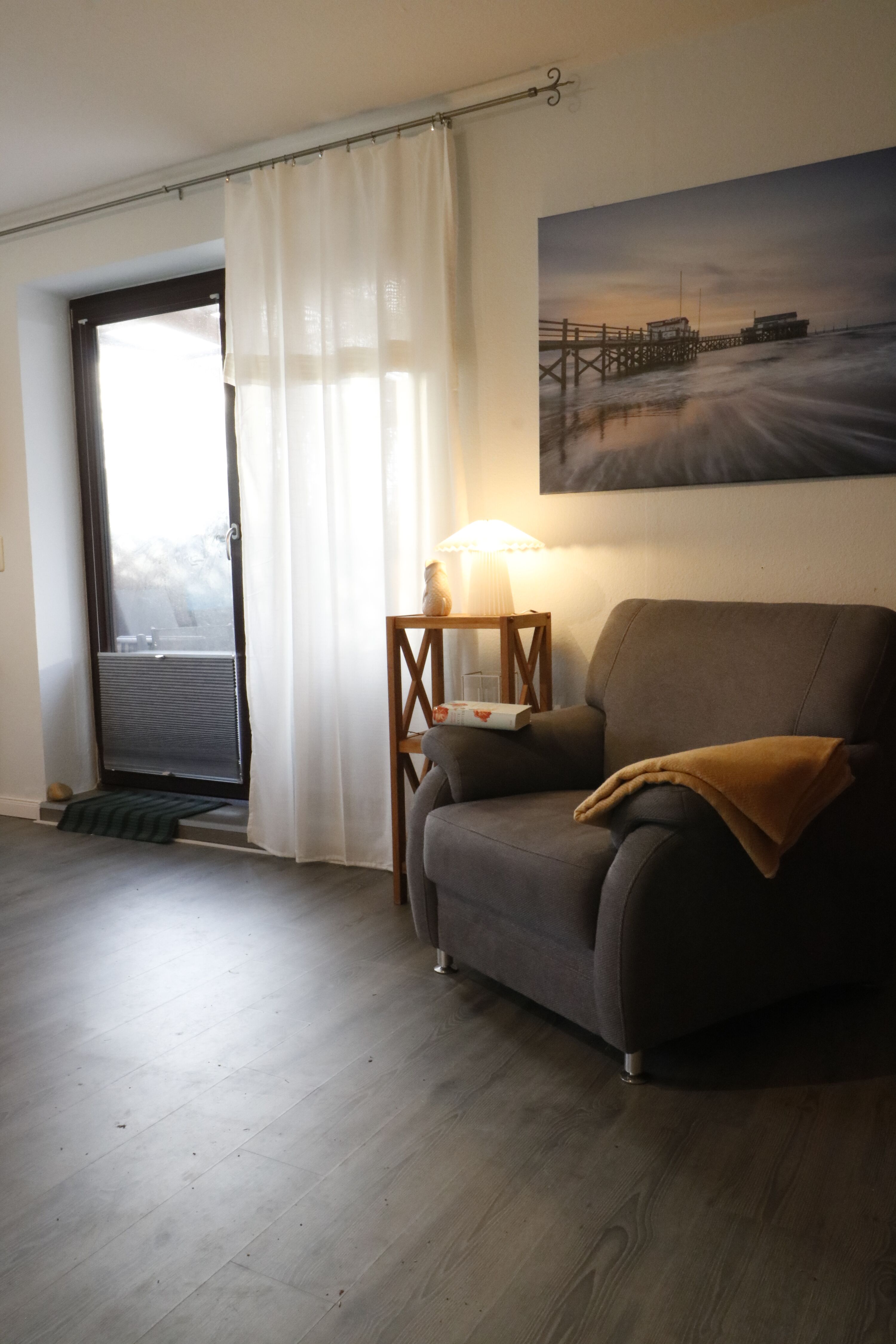 Leseecke im Wohnzimmer