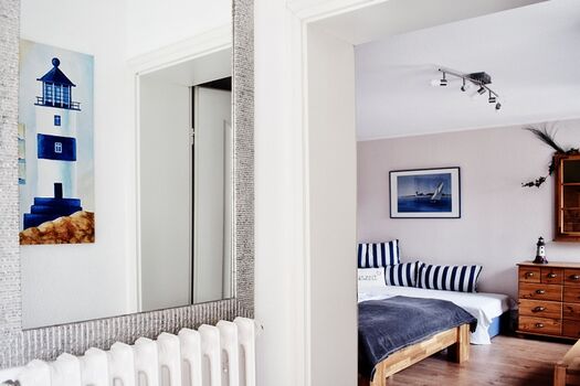 Blick ins Schlafzimmer EG