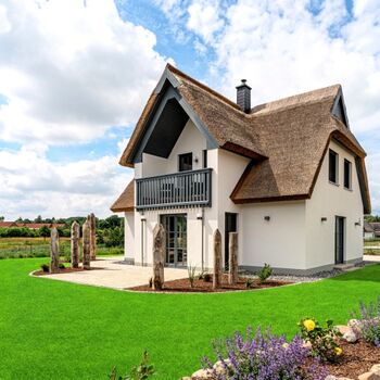 Wunderschönes Reetdachferienhaus mit Balkon