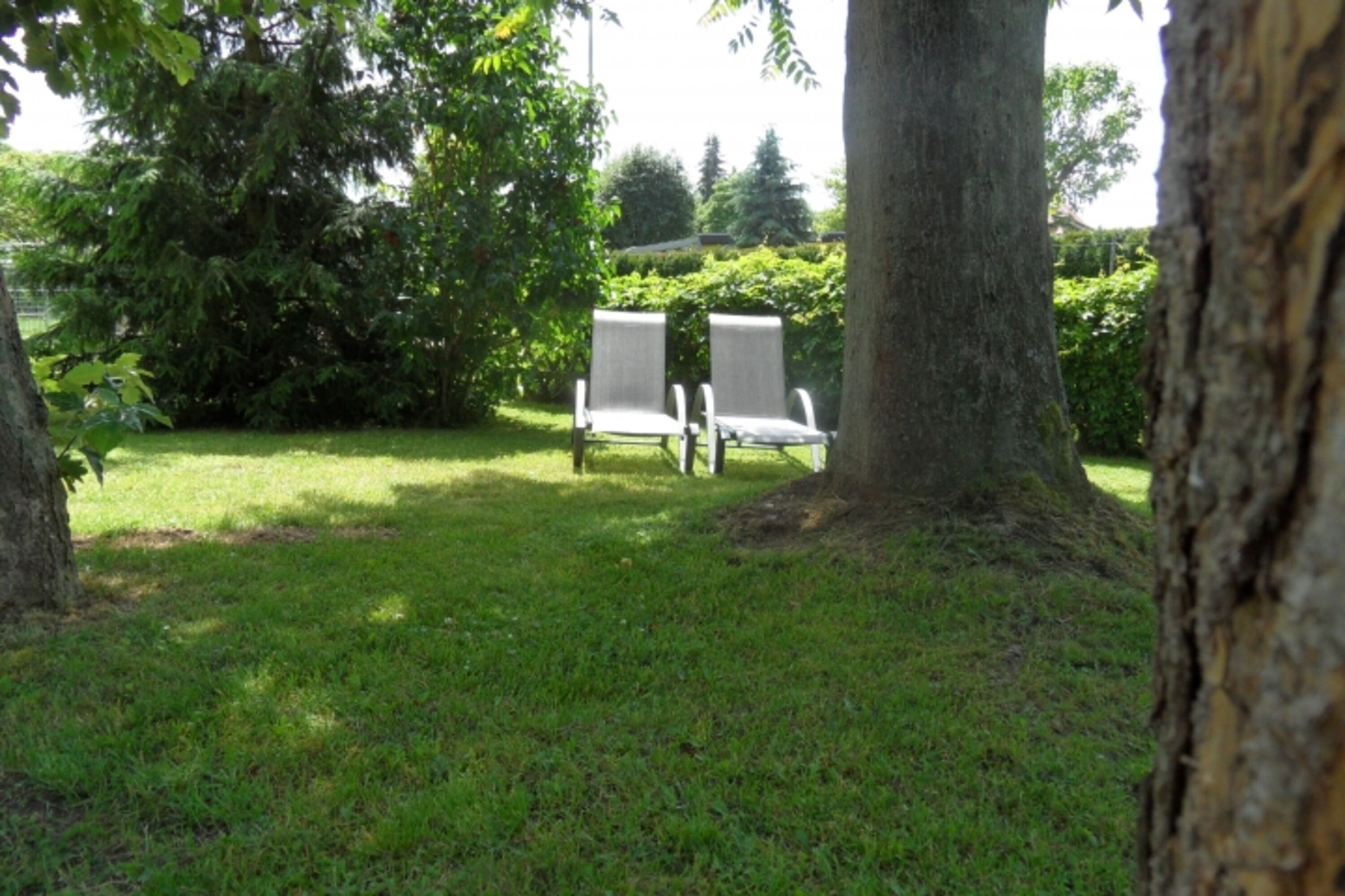 Garten umzäunt