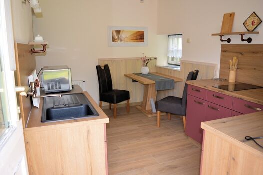 Eingang Küche vom Garten aus - barrierefrei