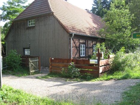Parkplatz vor der Ferienhaushälfte