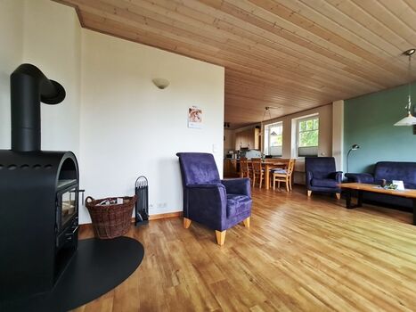 Kaminofen im Wohnbereich