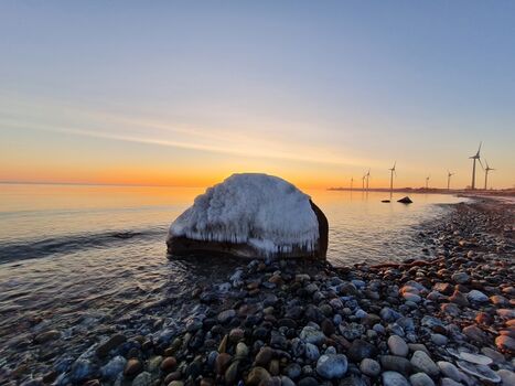 Presener Strand im Winter