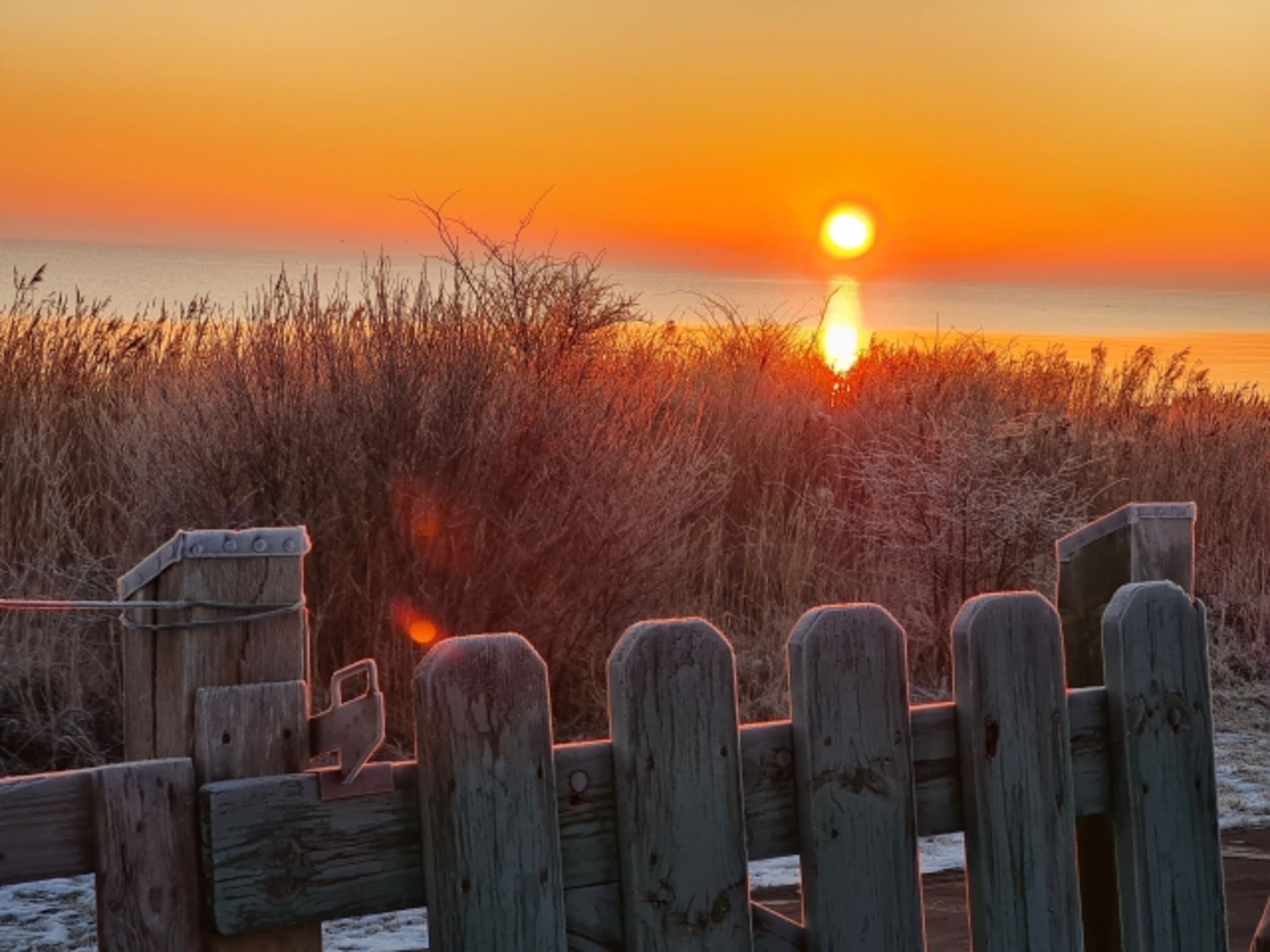 Sonnenaufgang Presener Strand