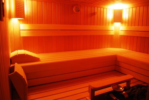 Sauna im alten Pferdestall