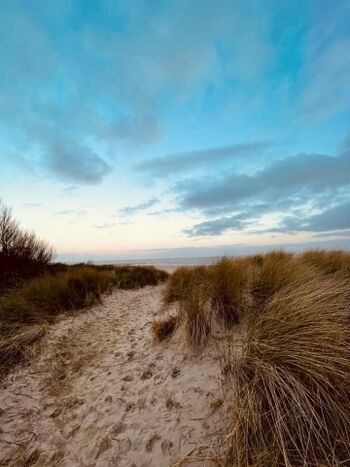 Wandern durch die Dünen