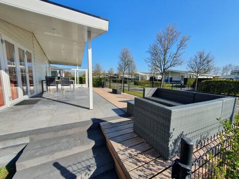 Blick auf die Terrasse