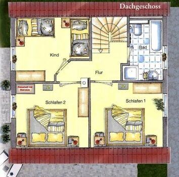 Grundriss Obergeschoss