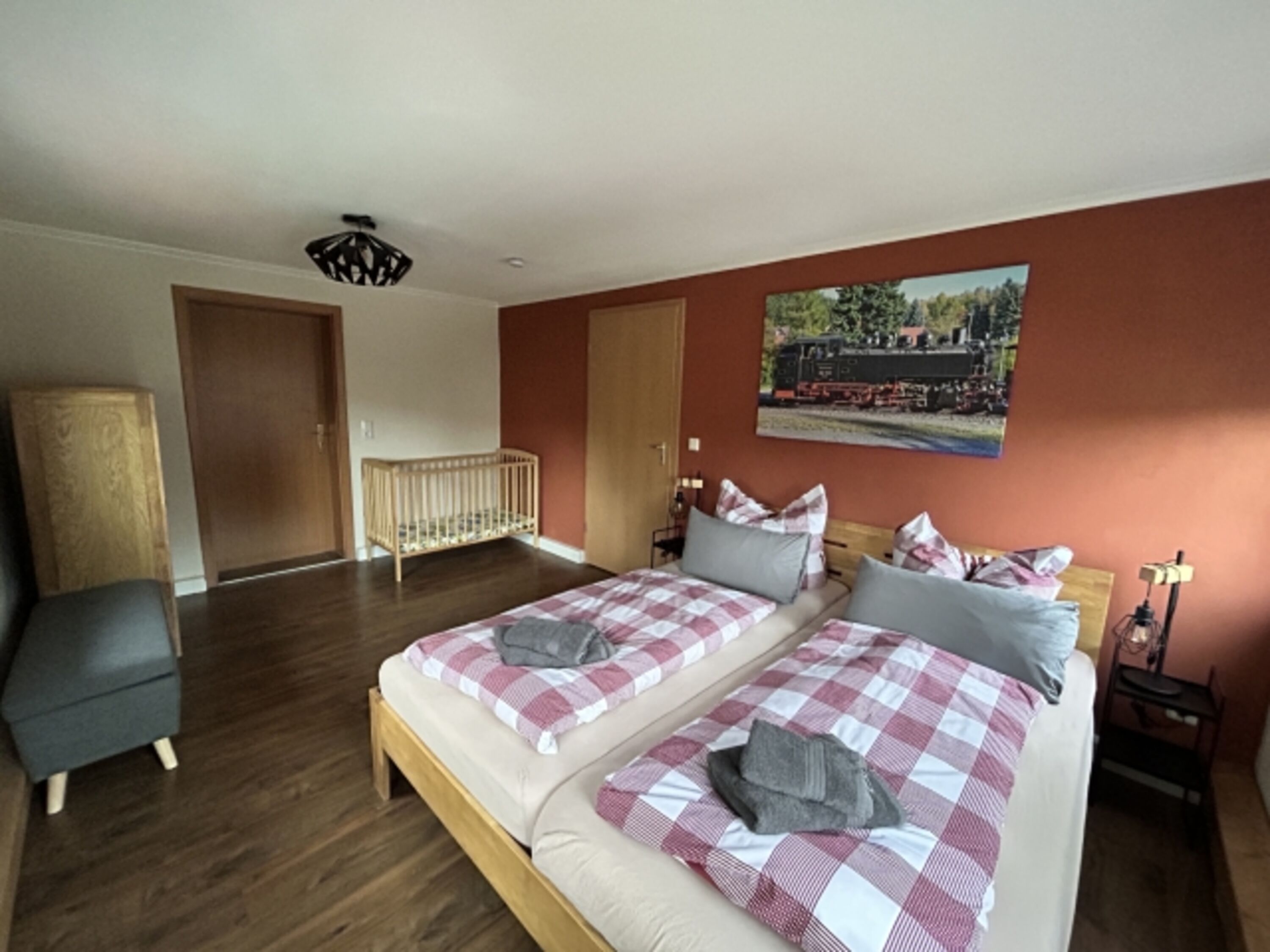 Schlafzimmer 2 in der 1. Etage