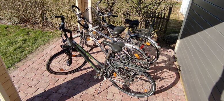 Fahrräder der Vermieter (können mitbenutzt werden - keine Garantie)