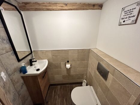 extra WC in der 1. Etage