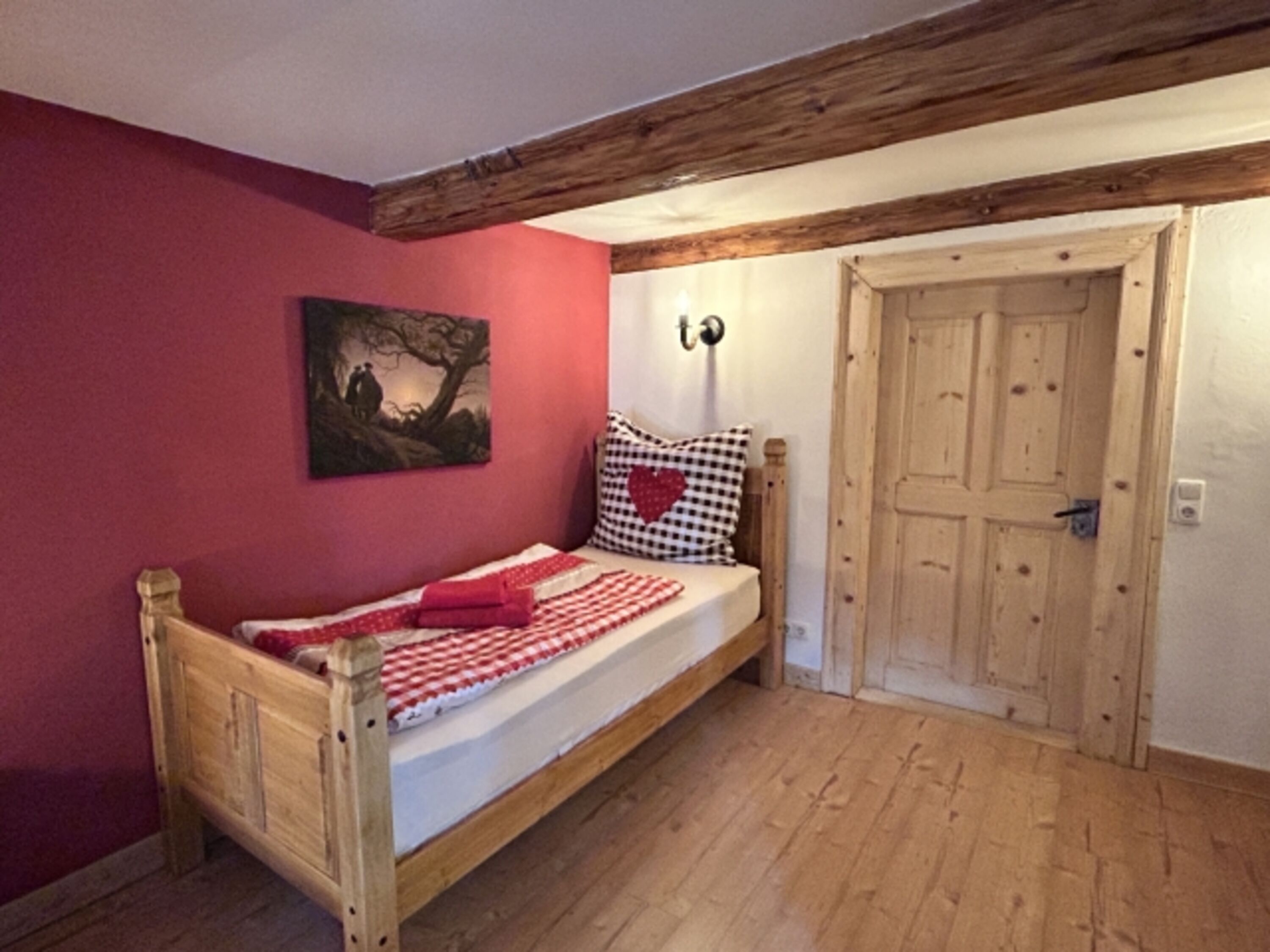 grosses Schlafzimmer 1. Etage für 3 Pers.