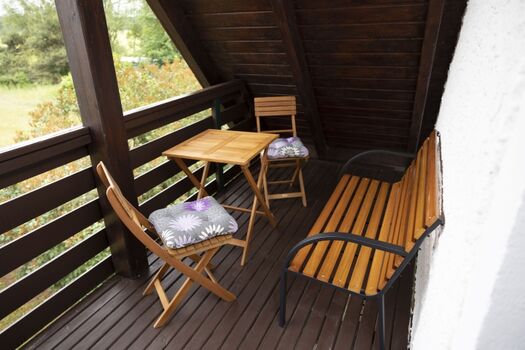 1. OG Balkon vom Schlafzimmer 4 aus begehbar