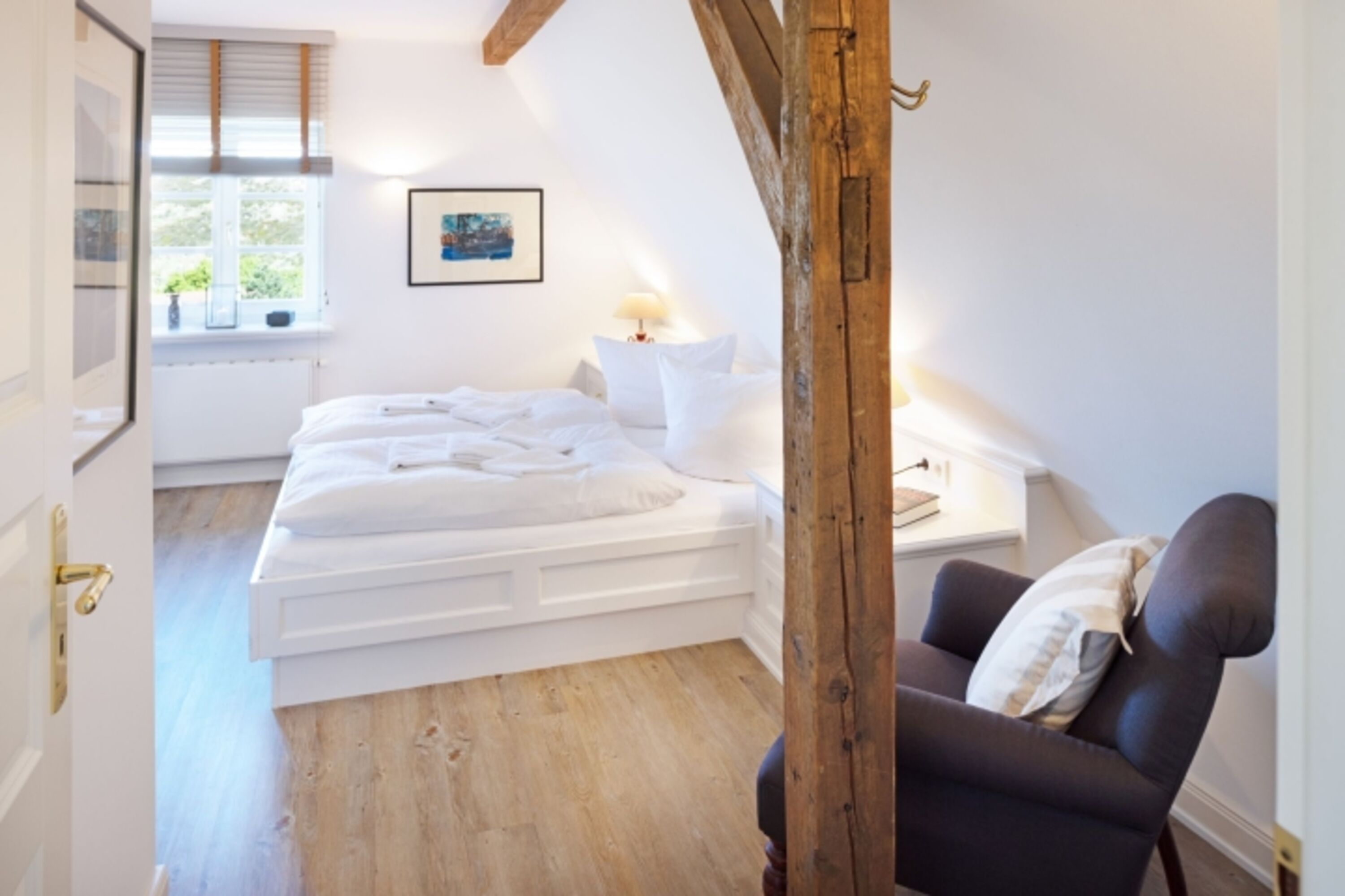 Schlafzimmer eins im 1 OG
