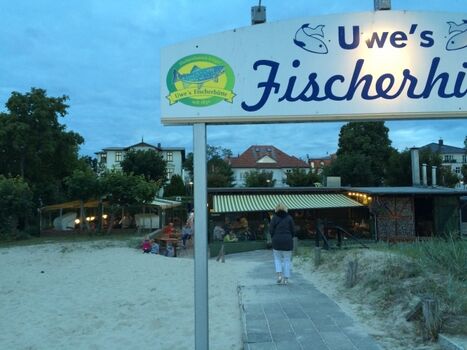 Lecker Fisch essen in Ahlbeck