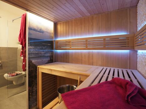 Unsere finnische Farblichtsauna