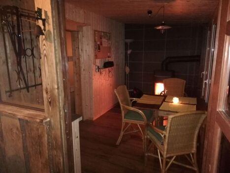 Veranda - Gemütlichkeit mit Kamin