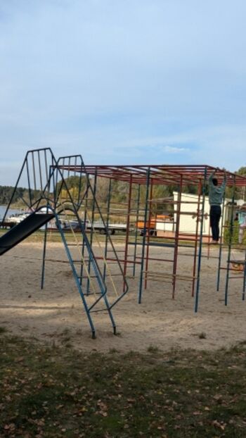 Spielplatz am Strand