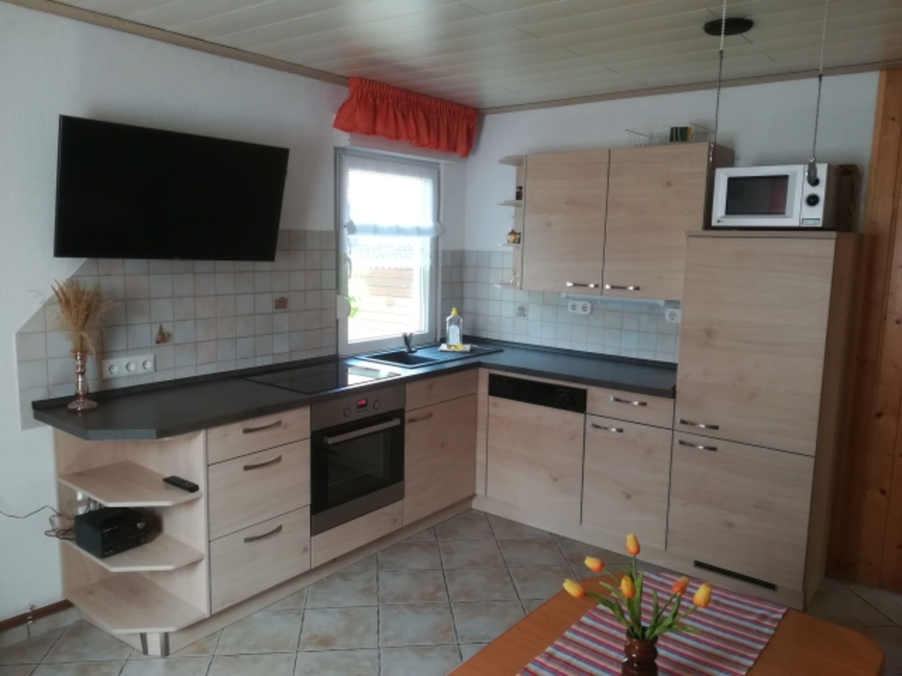 Küche im Wohnraum