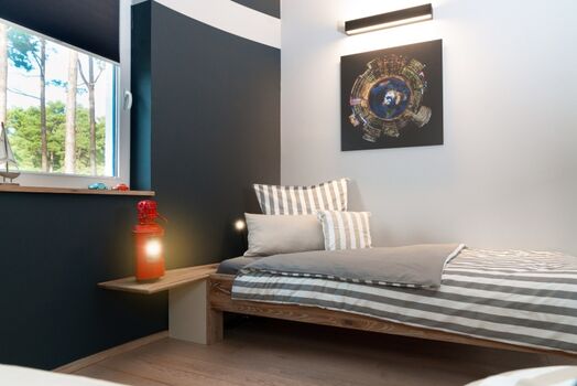 ... und einem Einzelbett