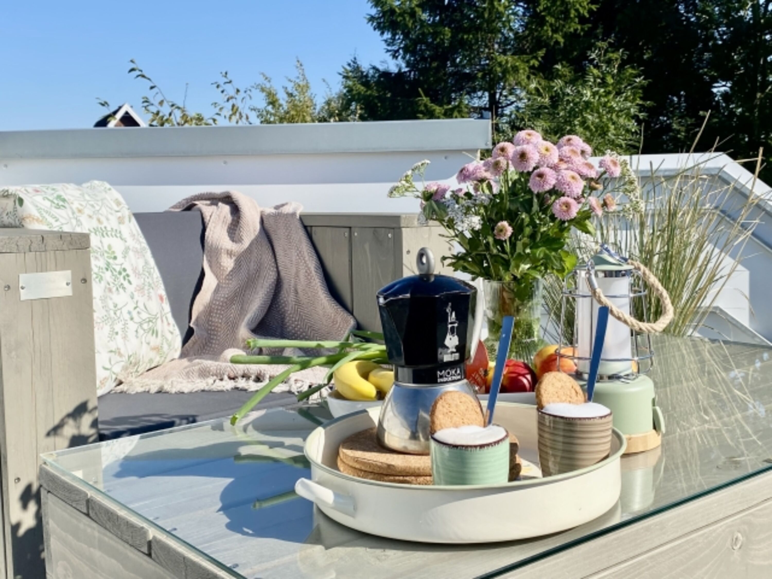 Kaffekränzchen an Deck