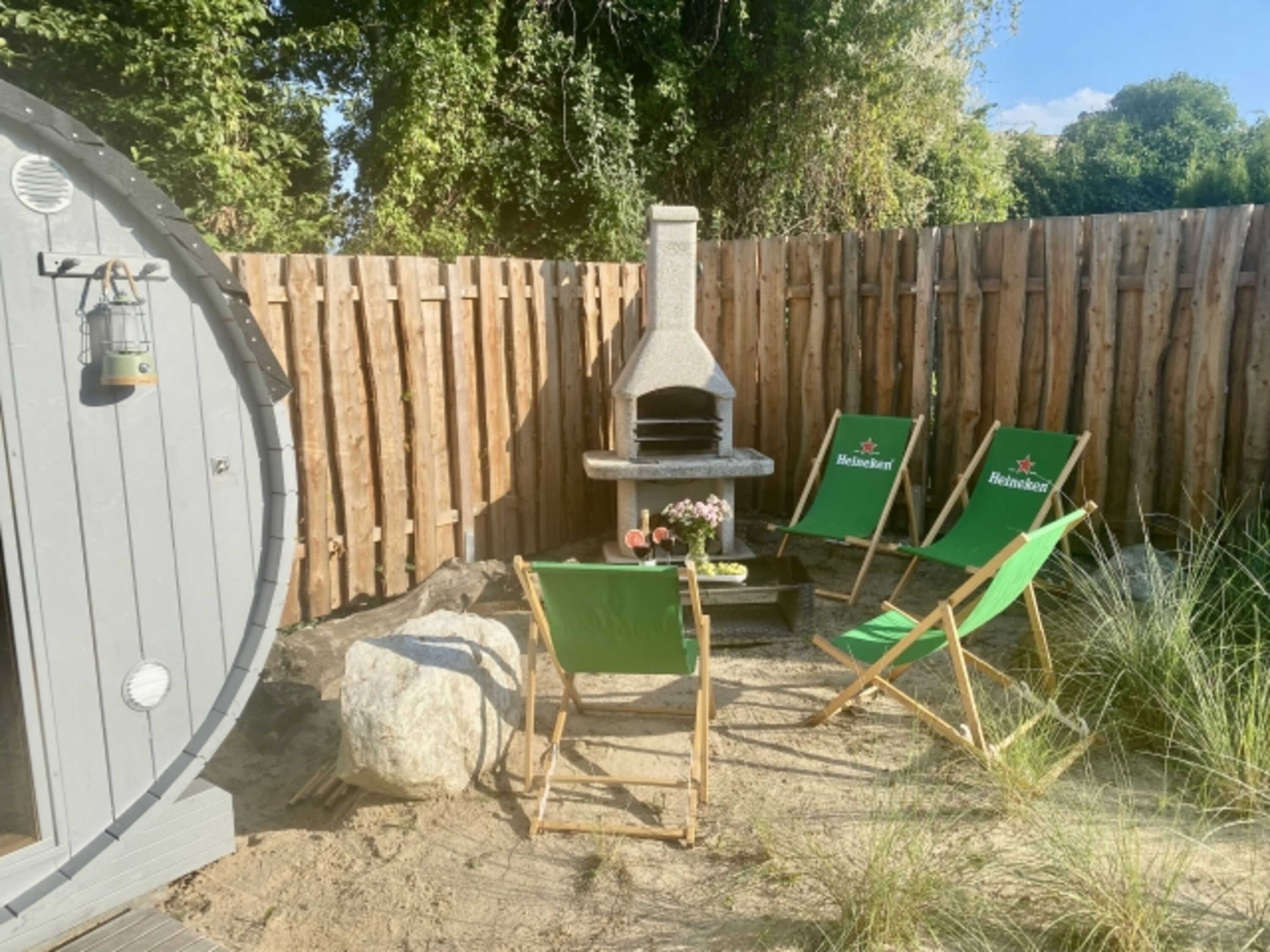 Platz für gemütliche Grillabende