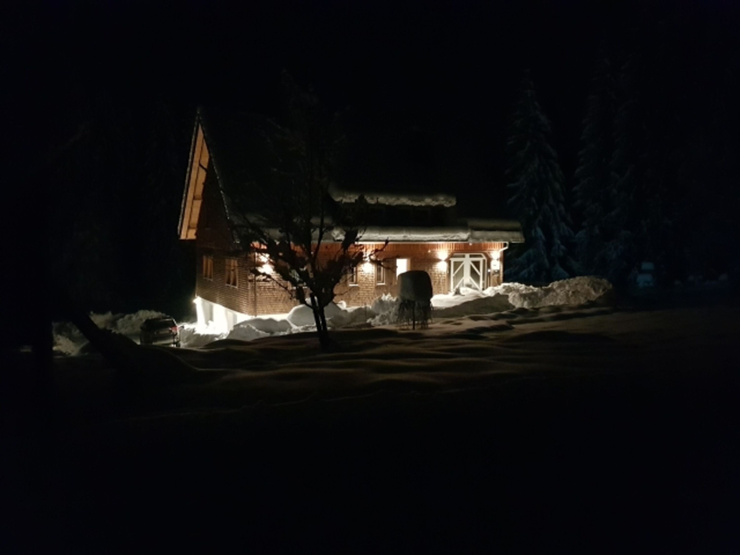 Haus bei Nacht