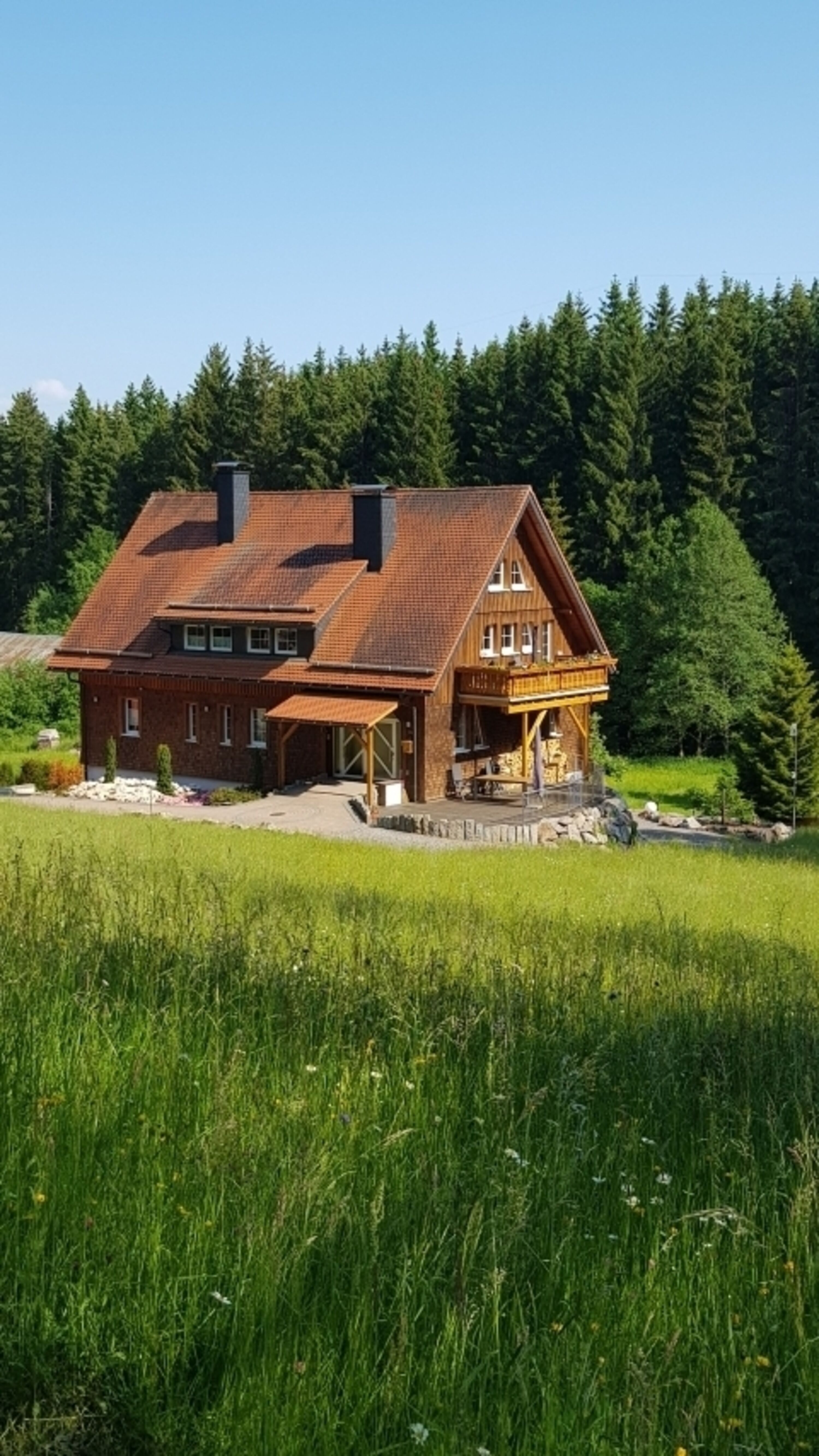 Haus vom Wanderweg