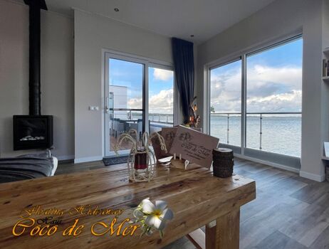 unverstellter Blick vom Sofa aufs Wasser - gorgeous view from sofa to water