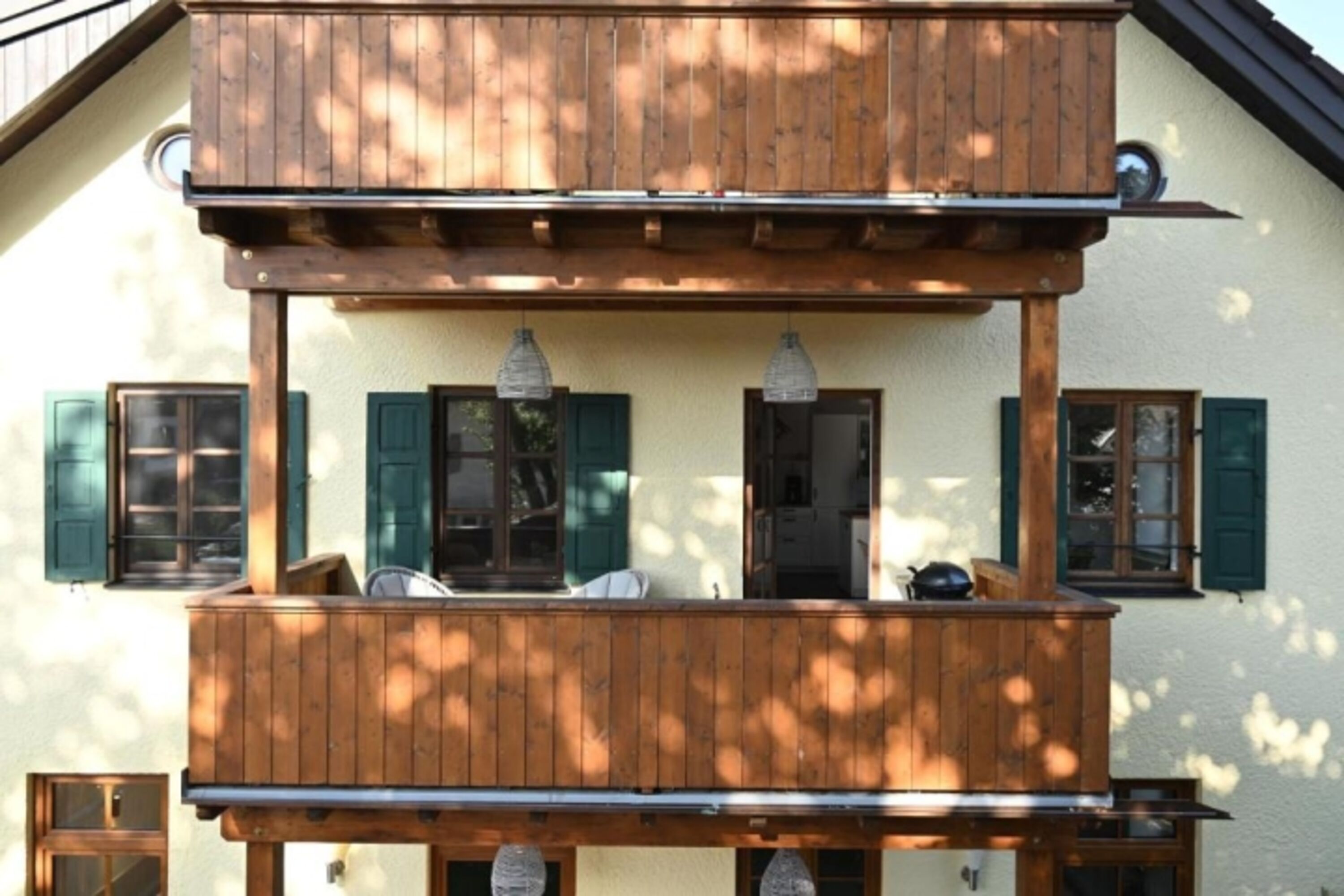 Aussenansicht auf den Balkon