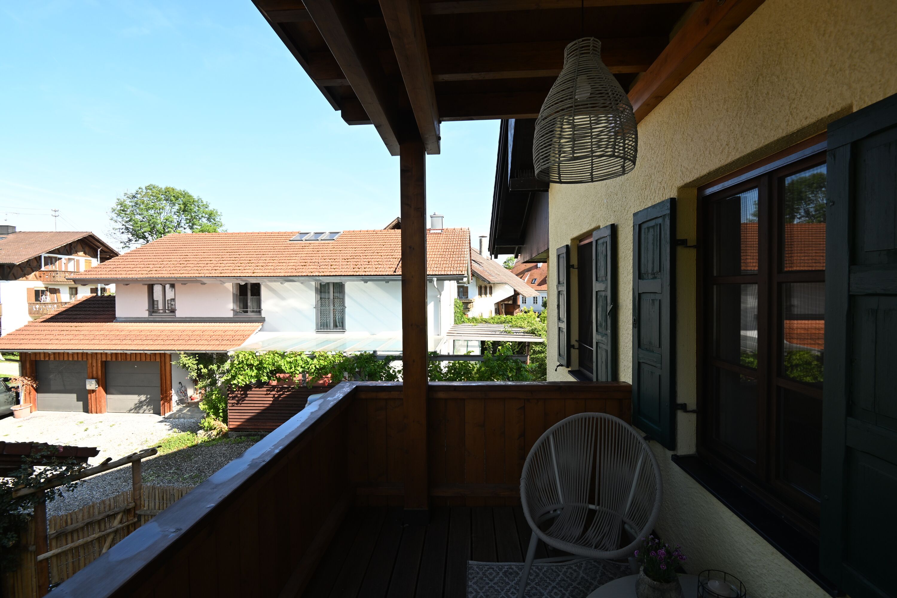 Balkon - in der Hitzezeit im Schatten