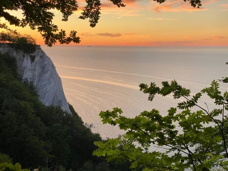 Sonnenuntergang am Königsstuhl