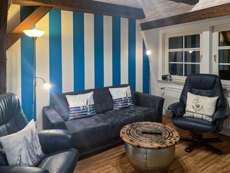 Wohnzimmer in der Wohnung Kleine Auszeit