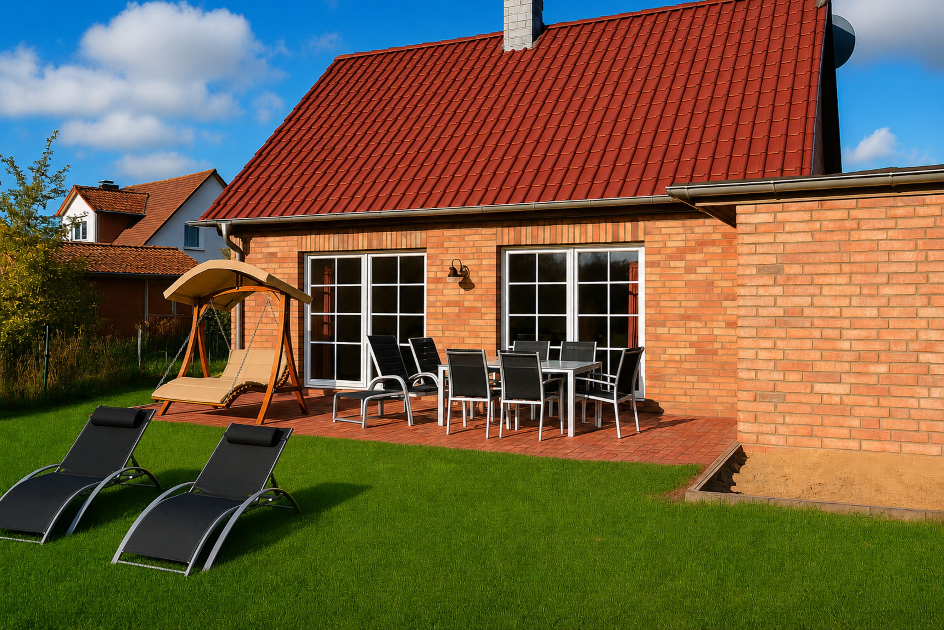 gemütliche Terrasse Achtern Diek
