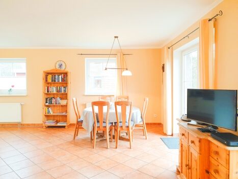 Blick auf den Essbereich Deichtraum