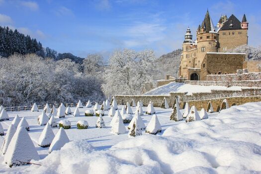 Märchenschloss Bürresheim im Winter